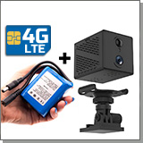 Миниатюрная 4G камера JMC-AC3-4G с аккумулятором 3000 + переходник