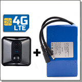 Миниатюрная 4G камера JMC-GH82-4G с аккумулятором 18000 + переходник