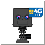 Беспроводная мини 4G IP камера 3mp JMC-VC76-4G-Dual с двумя объективами