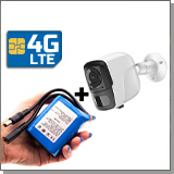 Уличная 4G камера «JMC-F1-4G» с аккумулятором 3000 + переходник Уличная 4G камера «JMC-F1-4G» с аккумулятором 3000 + переходник