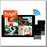 Комплект беспроводной Wi-Fi домофон «SkyNet 1000 (2+0)» и 2 выз. панели Комплект беспроводной Wi-Fi домофон «SkyNet 1000 (2+0)» и 2 выз. панели